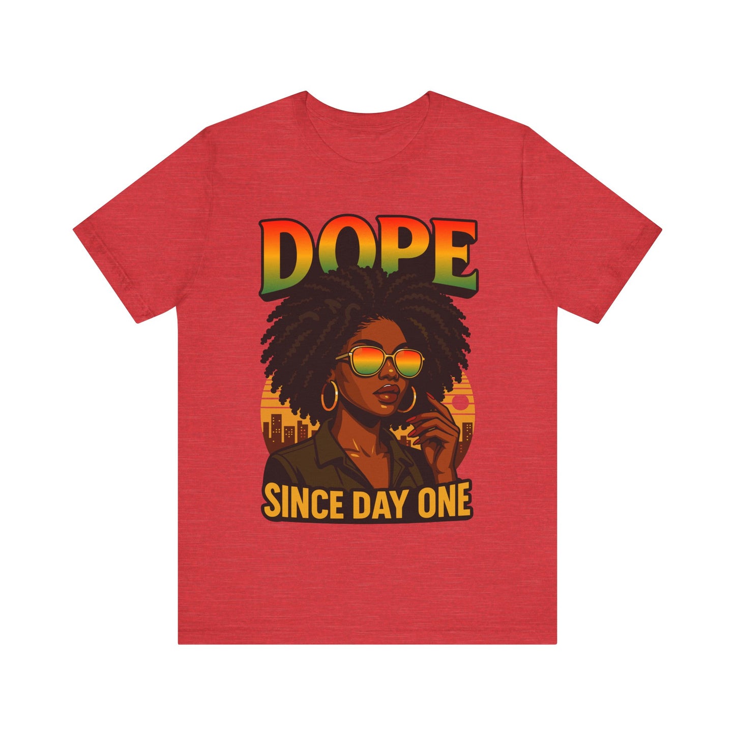 Black Women Dope Since Day One Juneteenth Black History Afro T-Shirt