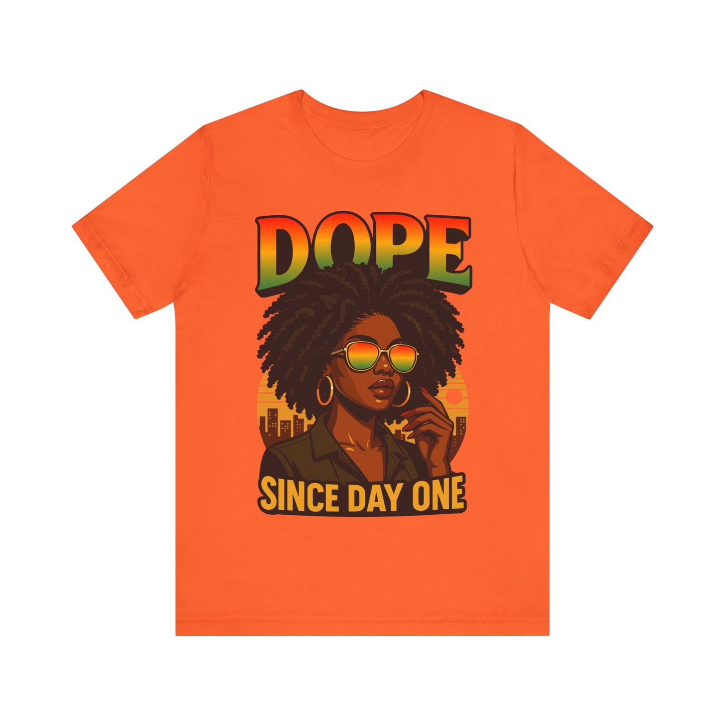 Black Women Dope Since Day One Juneteenth Black History Afro T-Shirt