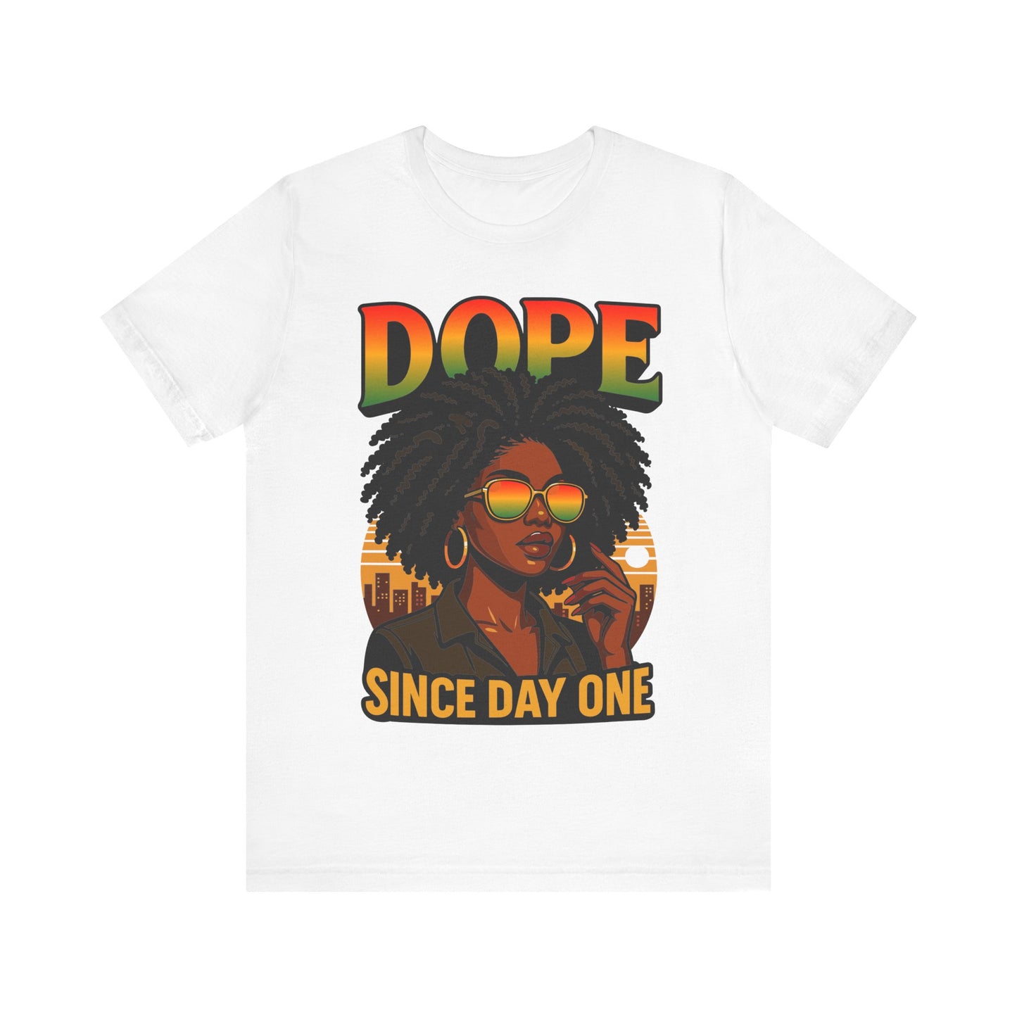 Black Women Dope Since Day One Juneteenth Black History Afro T-Shirt