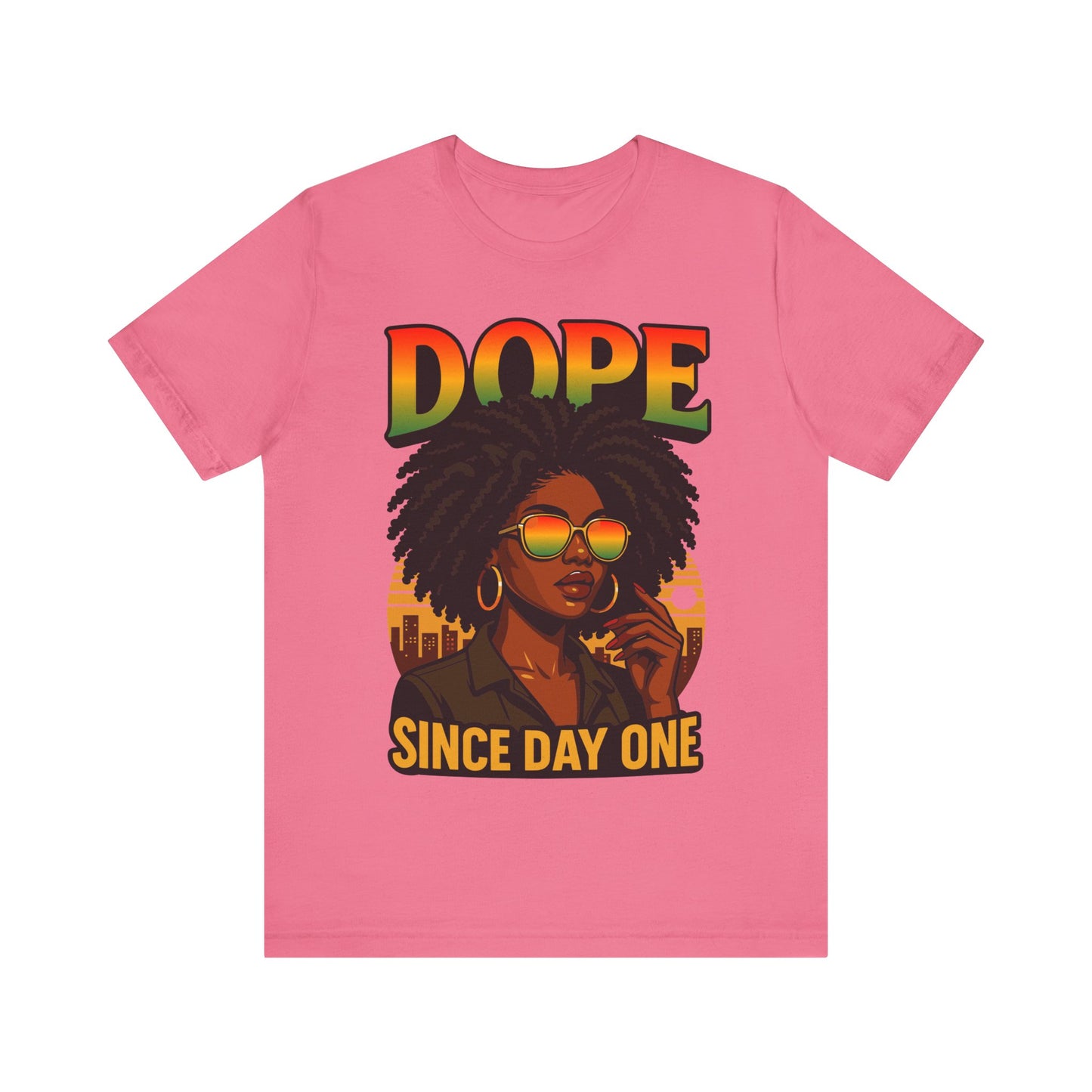 Black Women Dope Since Day One Juneteenth Black History Afro T-Shirt
