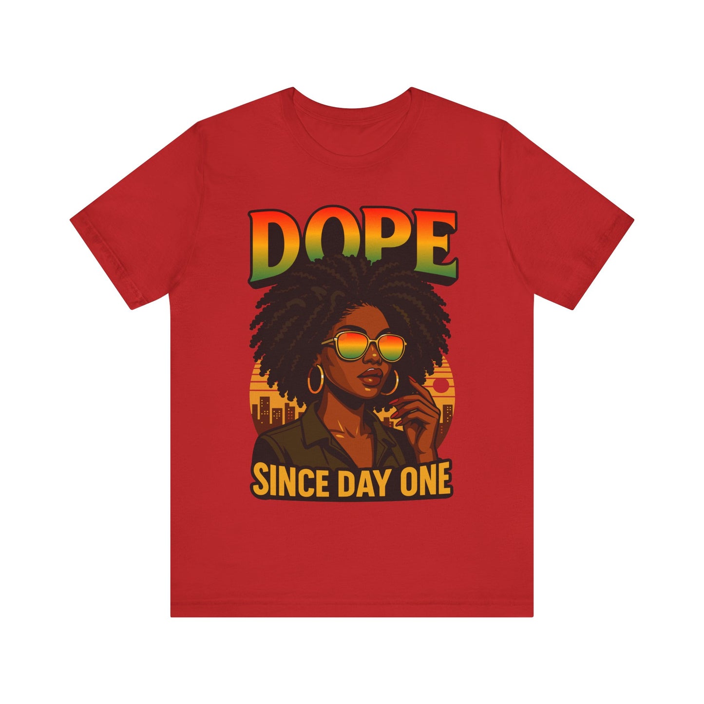 Black Women Dope Since Day One Juneteenth Black History Afro T-Shirt