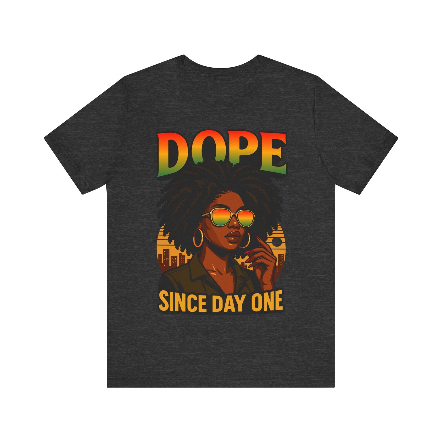 Black Women Dope Since Day One Juneteenth Black History Afro T-Shirt