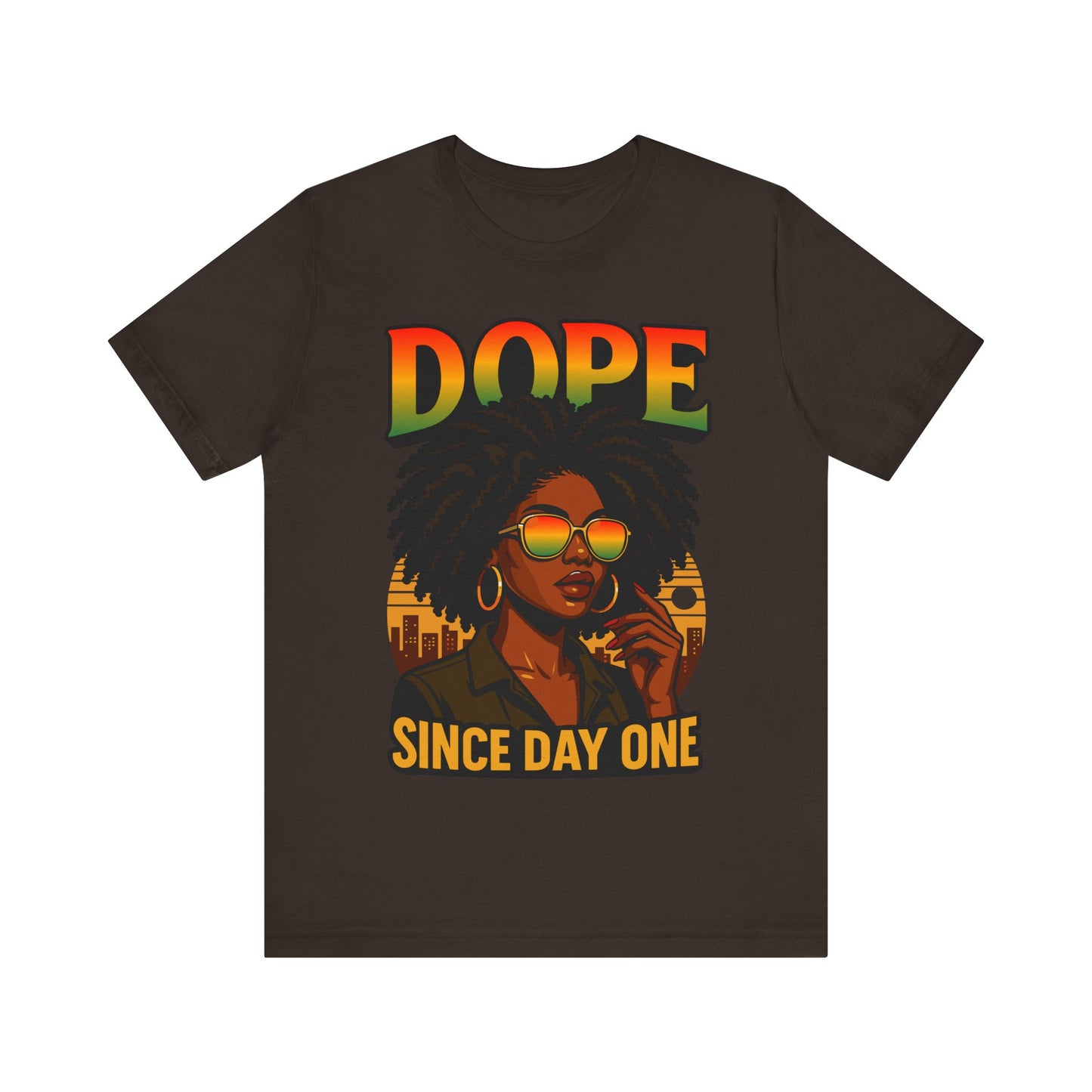 Black Women Dope Since Day One Juneteenth Black History Afro T-Shirt