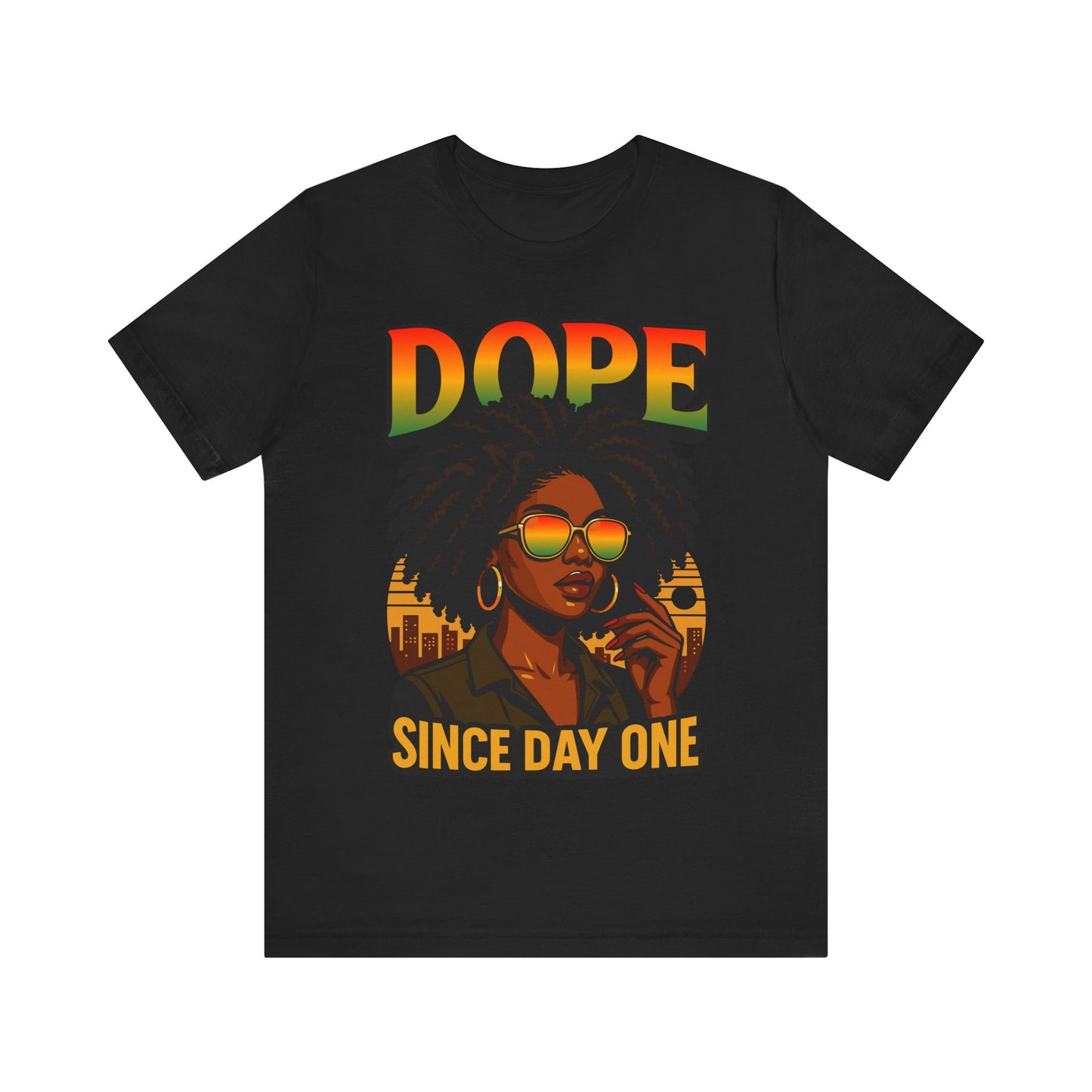 Black Women Dope Since Day One Juneteenth Black History Afro T-Shirt
